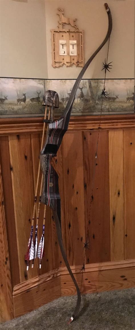 Black widow bow - 42 views 8 days ago. shooting my 56" precision short recurve iron wood bow, the bow is 43 pounds at my 27 inch drawlength, and I am shooting 30" Gold Tip Traditional Carbon …